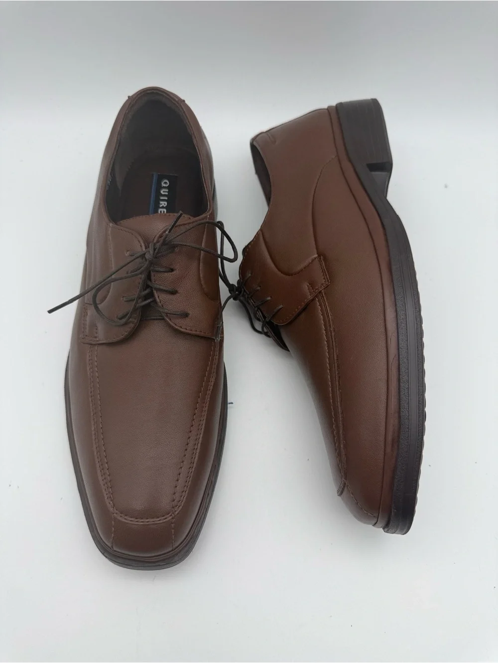 BRAND NEW Quirelli Brown Leather Oxford Lace-Ups Men's Size 9.5